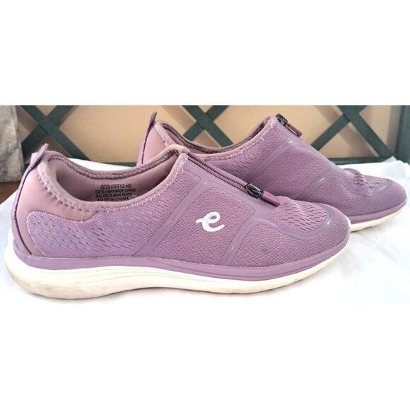 Easy Spirit Women's 9.5 Wide GLOSSY2 Purple Slip-On Walking Sneakers - Picture 5 of 9